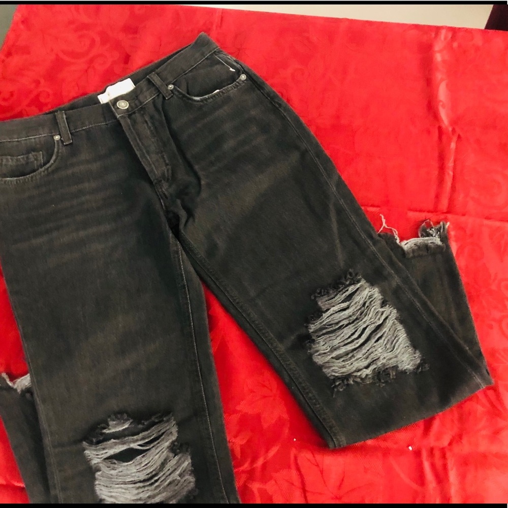 Free People 
Maggie Mid-Rise Ripped Jeans.
